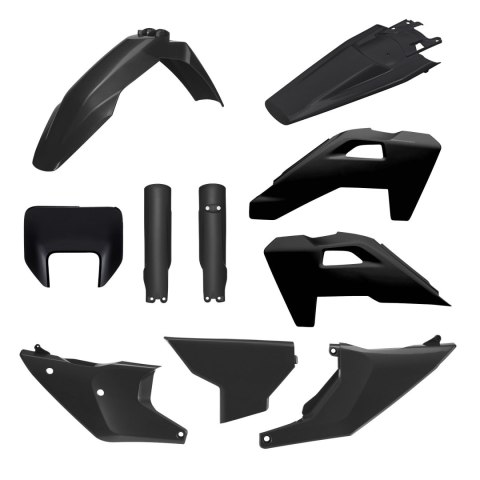 POLISPORT KOMPLET PLASTIKÓW (FULL KIT) HUSQVARNA TE/FE '26 W ZESTAWIE OSŁONA LAMPY PRZEDNIEJ (8681500003) I OSŁONY AMORTYZATORÓW