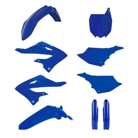 POLISPORT KOMPLET PLASTIKÓW (FULL KIT) YAMAHA YZ 125/250 '22-'26 W ZESTAWIE TABLICA PRZEDNIA (8666000007) I OSŁONY AMORTYZARORÓW