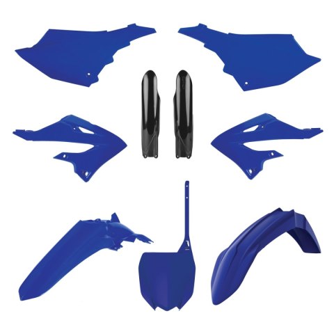 POLISPORT KOMPLET PLASTIKÓW (FULL KIT) YAMAHA YZ 125/250 '22-'26 W ZESTAWIE TABLICA PRZEDNIA (8666000007) I OSŁONY AMORTYZARORÓW