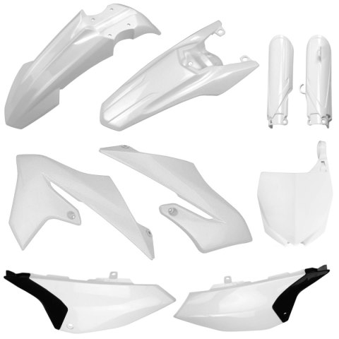 POLISPORT KOMPLET PLASTIKÓW (FULL KIT) YAMAHA YZ 65 '19-'26 W ZESTAWIE TABLICA PRZEDNIA (8665500001) I OSŁONY AMORTYZARORÓW (839