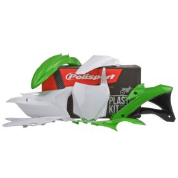 POLISPORT KOMPLET PLASTIKÓW KAWASAKI KX 85 '14-'21; KX 100 '14-'21; KX 112 '14-'21 W ZESTAWIE TABLICA PRZEDNIA (8662900002) KOLO