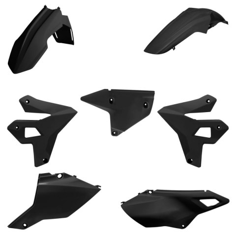 POLISPORT KOMPLET PLASTIKÓW SUZUKI DR-Z 400 (DRZ400) '00-'25(RESTYLING) KOLOR CZARNY