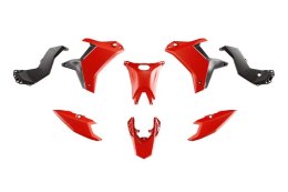 RACETECH (RTECH) 2025/12 KOMPLET PLASTIKÓW (BEZ PRZEDNIEGO BŁOTNIKA) T7 YAMAHA TENERE 700 '25-'26 KOLOR CZARNY / CZERWONY
