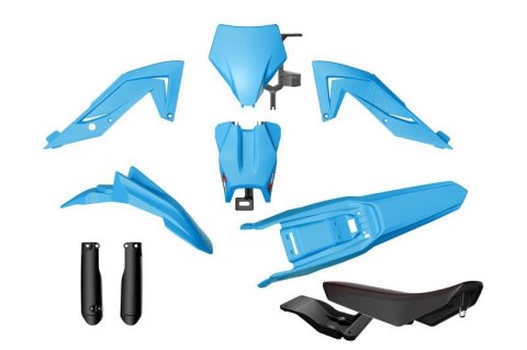 RACETECH (RTECH) 2025/12 KOMPLET PLASTIKÓW Z OSŁONAMI TELESKOPÓW I SIEDZENIEM TALARIA STING MX4 / MX5 / TL 4000 / 5500 '23-'25 K