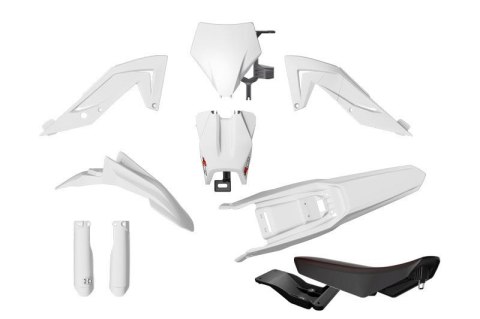 RACETECH (RTECH) 2025/12 KOMPLET PLASTIKÓW Z OSŁONAMI TELESKOPÓW I SIEDZENIEM TALARIA STING MX4 / MX5 / TL 4000 / 5500 '23-'25 K