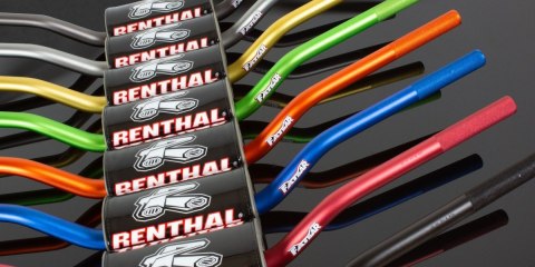 RENTHAL KIEROWNICA 1,1/8 CALA (28,6MM) MX FATBAR HANDLEBAR BLACK KTM LOW PADDED PADDED KOLOR CZARNY Z GĄBKĄ