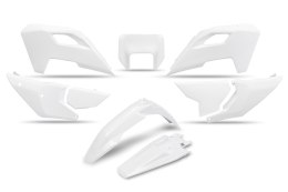 UFO KOMPLET PLASTIKÓW HUSQVARNA TE 150 / 250 / 300 '24-'25, FE 250 / 350 / 450 / 501 '24-'25 KOLOR OEM '25 BIAŁY