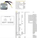 DZE REGULATOR NAPIĘCIA HONDA CMX 250 REBEL '85-'00; CN 250 '87-'01; KYMCO 125/200/250; MALAGUTI; PIAGGIO; SYM (ESR334) (KAM-009-
