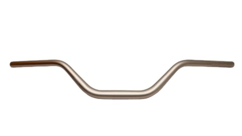 ACCEL KIEROWNICA ALUMINIOWA 28,6 MM TAPER MX ATV NISKA (7075-T6) ERGAL KOLOR TYTANOWY (SZER. 770MM, WYS. 130MM) - PROMOCJA