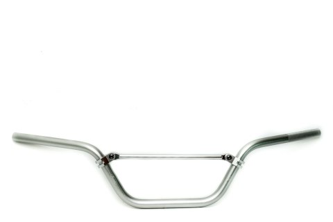 ACCEL KIEROWNICA ALUMINIOWA Z POPRZECZKĄ (22,2MM) ATV WYSOKA KOLOR SREBRNY (SZER. 770MM, WYS. 160MM)