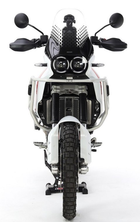 CROSSPRO PROMOCJA GMOLE ALUMINIOWE OSŁONY SILNIKA I CHŁODNIC DUCATI DESERT X '22- (PASUJĄ DO ORYGINALNEJ PŁYTY POD SILNIK) KOLOR