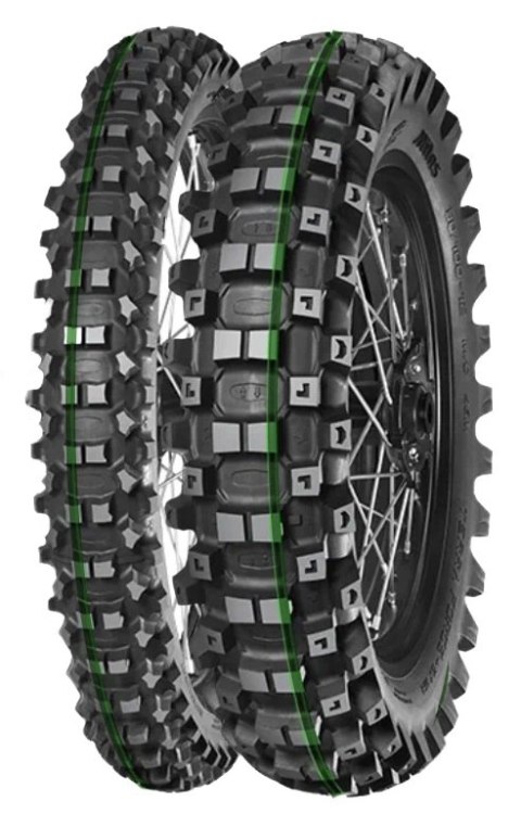 MITAS OPONA 120/100-18 TERRA FORCE-EX MH SUPER LIGHT 68M TT TYŁ (ZIELONY PASEK) DOT 21/2026 (460116) (ZAMIENNIK:70000304)