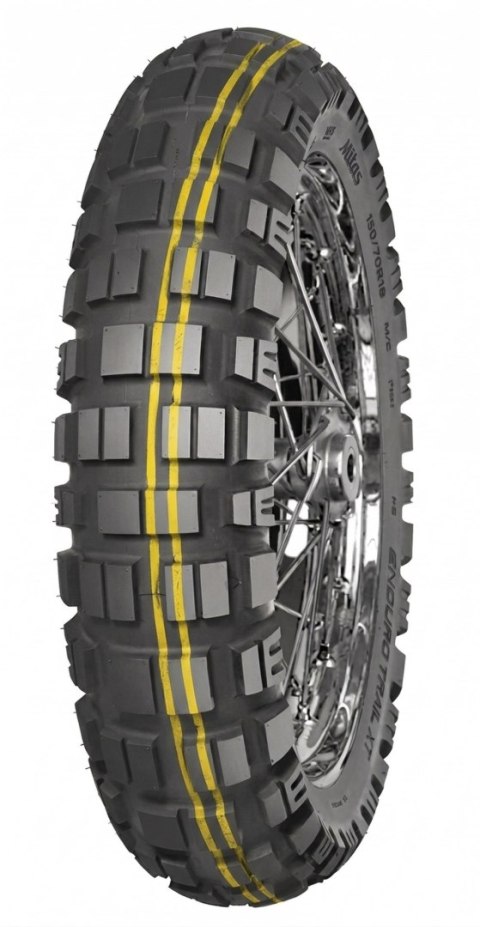 MITAS OPONA 150/70B18 ENDURO TRAIL XT DAKAR 70T TL/TT M+S (PODWÓJNY ŻÓŁTY PASEK) TYŁ DOT 24/2026 (ZAMIENNIK:70000515)