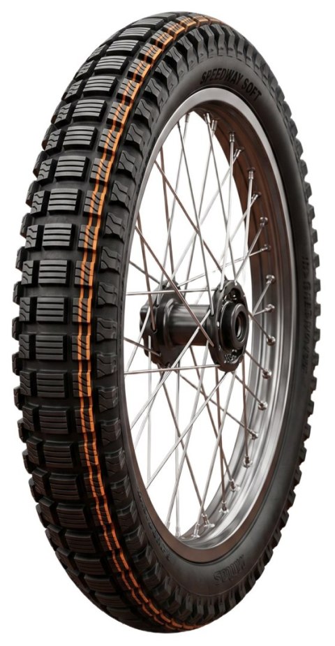 MITAS OPONA 2.75-22 SPEEDWAY SOFT 50R NHS TT (PODWÓJNY POMARAŃCZOWY PASEK) TYŁ DOT 2026 (DOT:DXDS) (ZAMIENNIK:70000351)