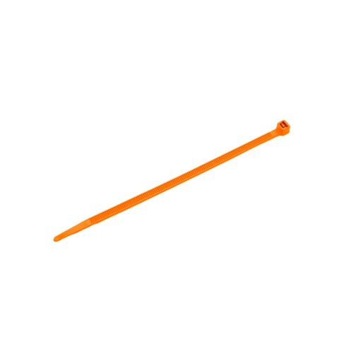 PROMX OPASKA ZACISKOWA (TRYTYTKA) 4,8X200MM KOLOR POMARAŃCZOWY - 100 SZTUK